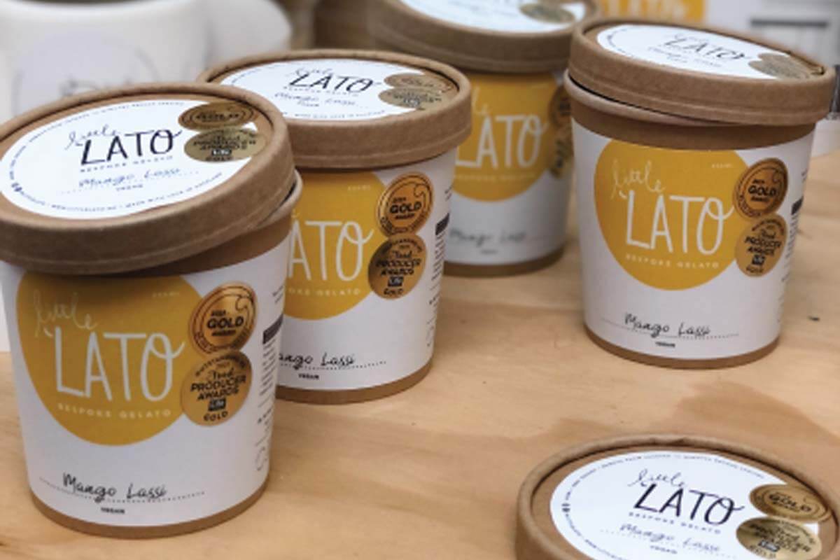 Little Lato gelato labels by Etiquette Labels